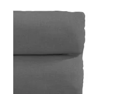 Sillas de comedor 6 unidades tela gris oscuro