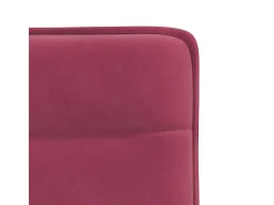 Sillas de comedor 4 unidades terciopelo rojo tinto