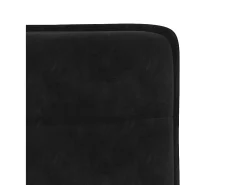 Sillas de comedor 4 unidades terciopelo negro