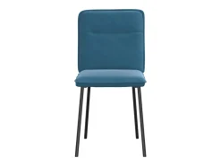 Sillas de comedor 2 unidades terciopelo azul