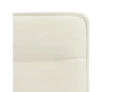 Sillas de comedor 6 unidades de terciopelo crema