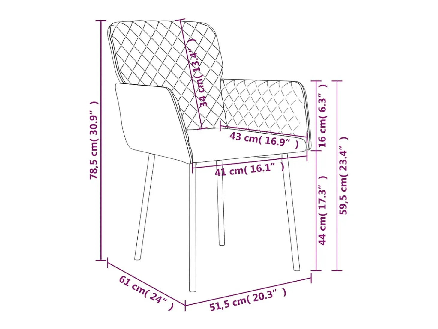 Sillas de comedor 2 unidades terciopelo amarillo