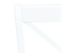 Sillas de comedor 4 unidades madera maciza de caucho blanco