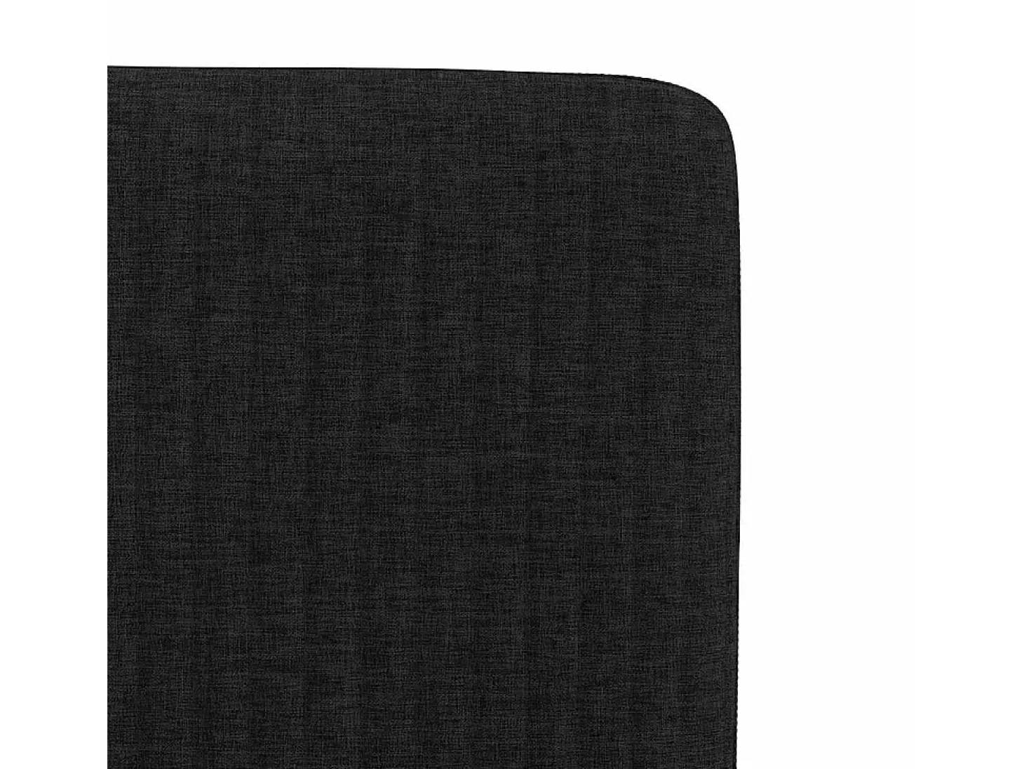 Sillas de comedor 2 unidades tela negro