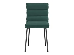 Sillas de comedor 4 unidades terciopelo verde oscuro