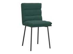 Sillas de comedor 4 unidades terciopelo verde oscuro