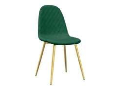Sillas de comedor 2 unidades terciopelo verde oscuro