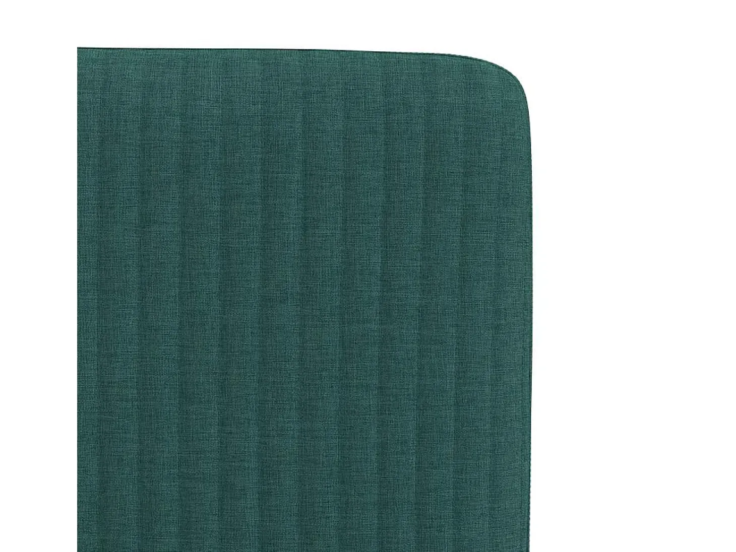 Sillas de comedor 6 unidades tela verde oscuro