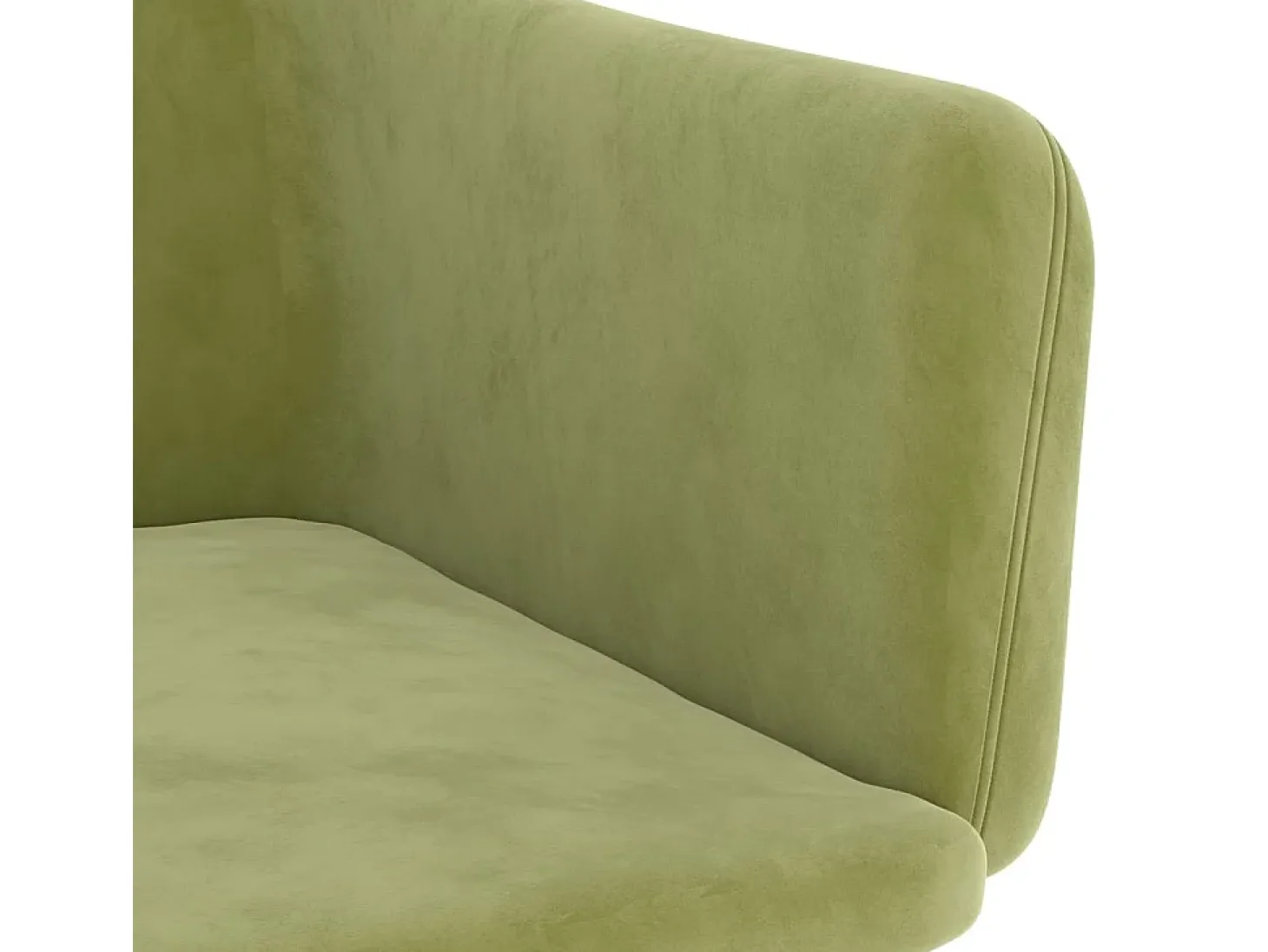 Sillas de comedor 2 unidades de terciopelo verde claro
