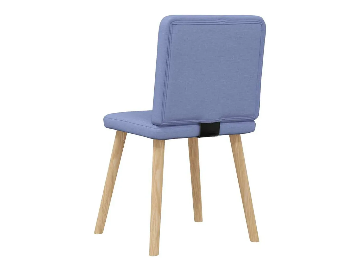 Sillas de comedor 2 unidades tela azul jeans