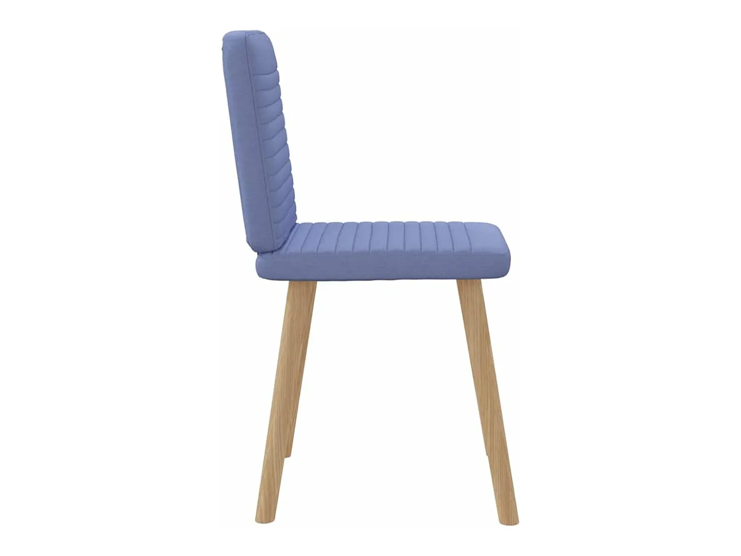 Sillas de comedor 2 unidades tela azul jeans