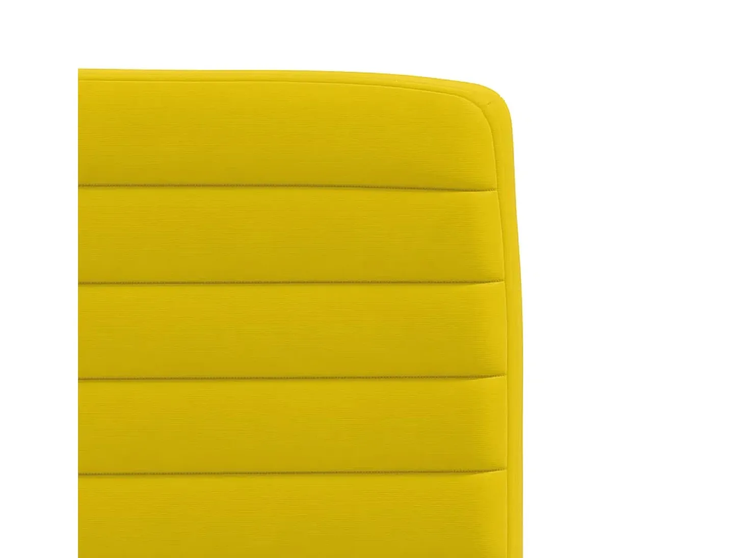 Sillas de comedor 6 unidades terciopelo amarillo