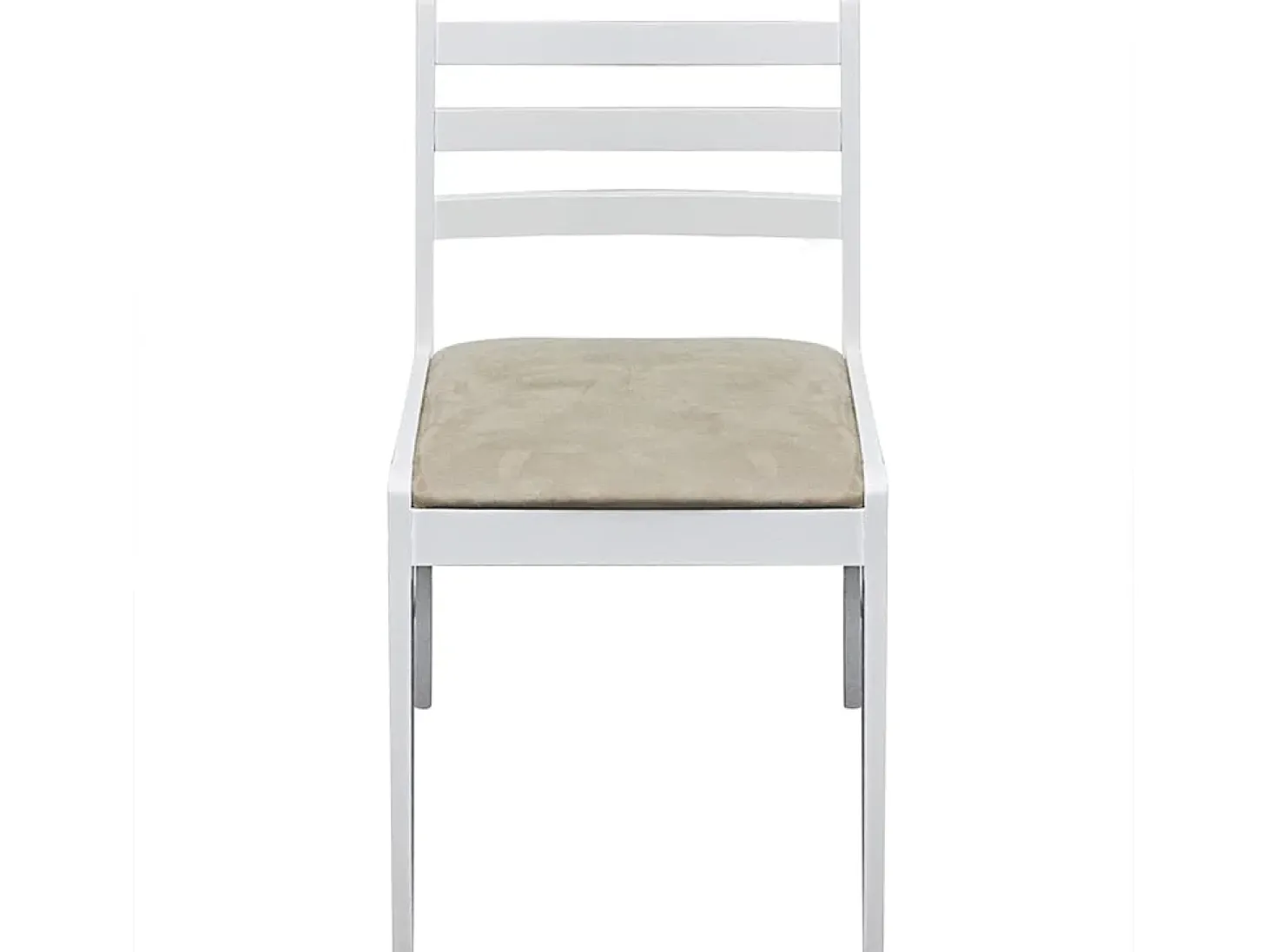 Sillas de comedor 4 unidades madera maciza caucho terciopelo blanco