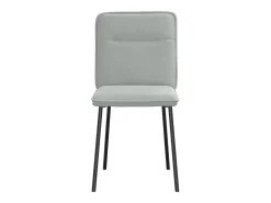 Sillas de comedor 4 unidades terciopelo gris claro
