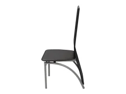Sillas de comedor 6 unidades cuero sintético negro