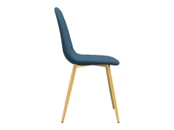 Sillas de comedor 2 unidades terciopelo azul