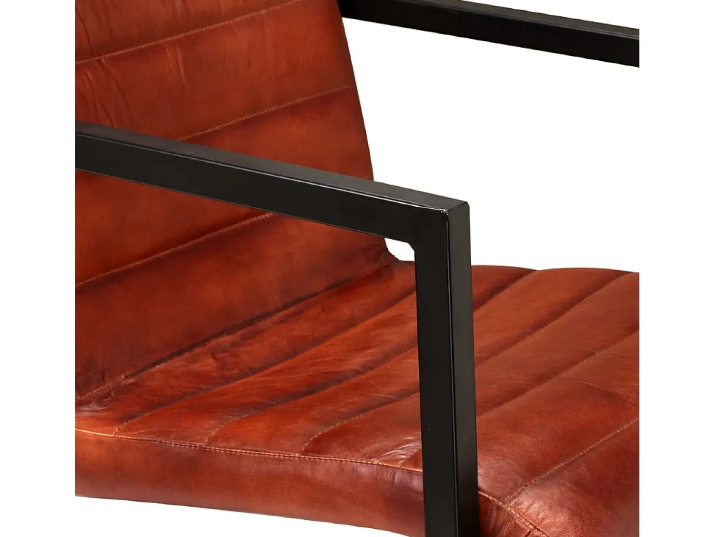 Sillas de comedor 4 unidades cuero auténtico marrón