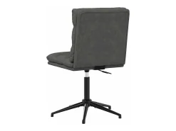 Sillas de comedor 2 unidades cuero sintético negro