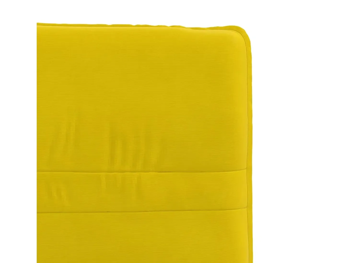 Sillas de comedor 2 unidades terciopelo amarillo