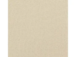 Sillas de comedor 2 unidades tela color crema