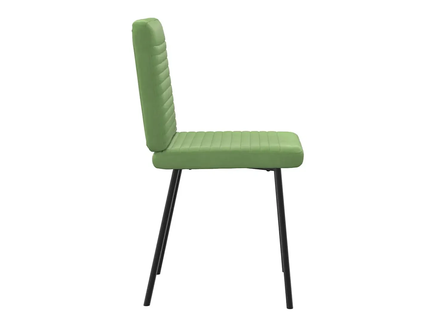 Sillas de comedor 2 unidades terciopelo verde claro