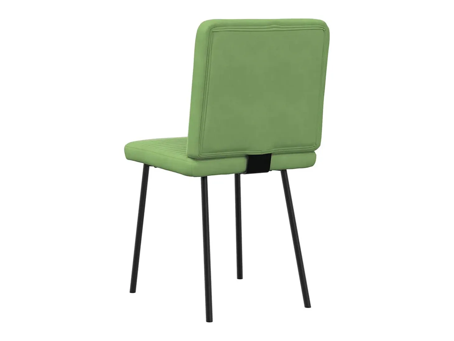 Sillas de comedor 2 unidades terciopelo verde claro