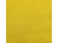 Sillas de comedor 2 unidades terciopelo amarillo