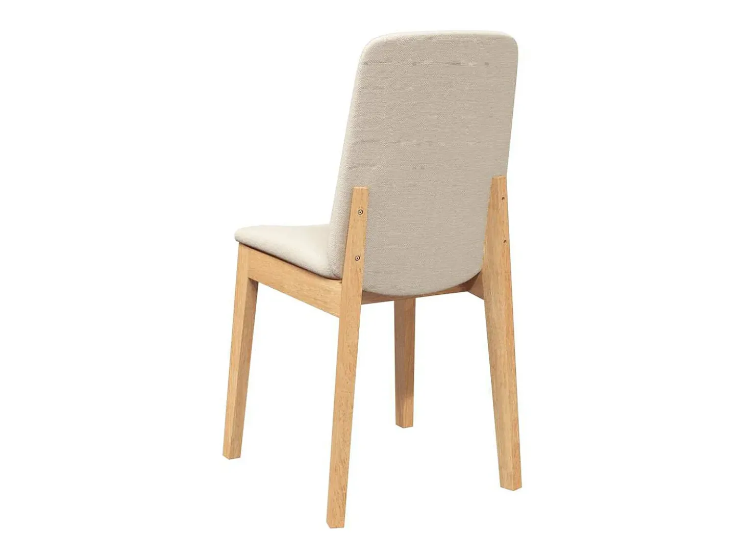 Sillas de comedor con cojines 2 unidades madera maciza caucho