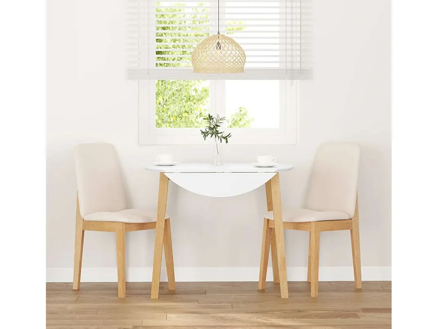 Sillas de comedor con cojines 2 unidades madera maciza caucho