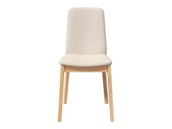 Sillas de comedor con cojines 2 unidades madera maciza caucho