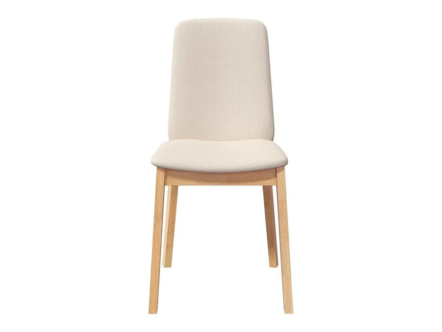 Sillas de comedor con cojines 2 unidades madera maciza caucho