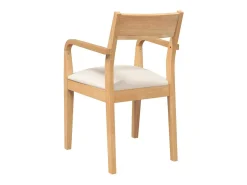 Sillas de comedor con cojines 2unidades madera maciza natural caucho