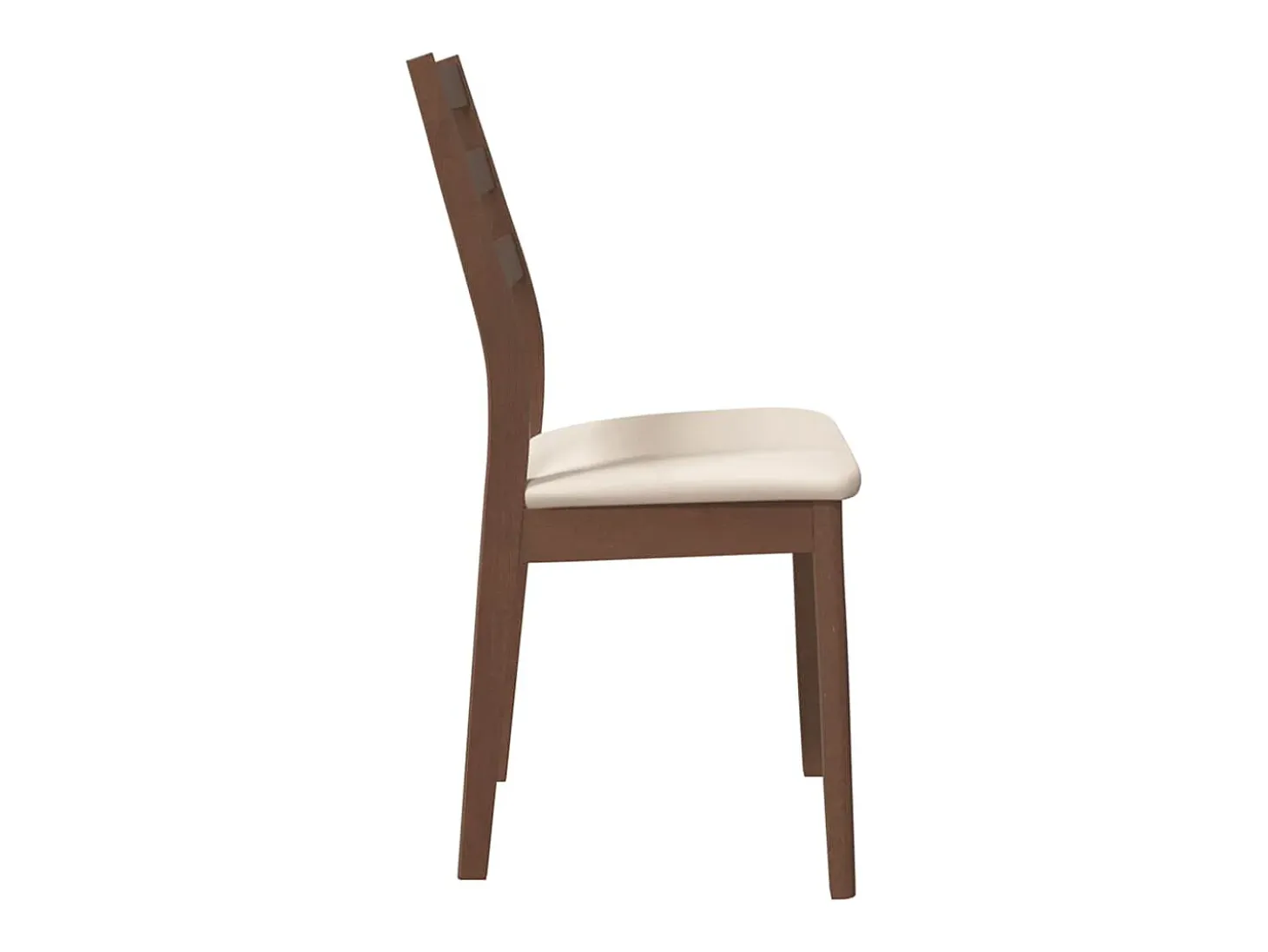 Sillas de comedor con cojines 2 unidades madera maciza marrón caucho