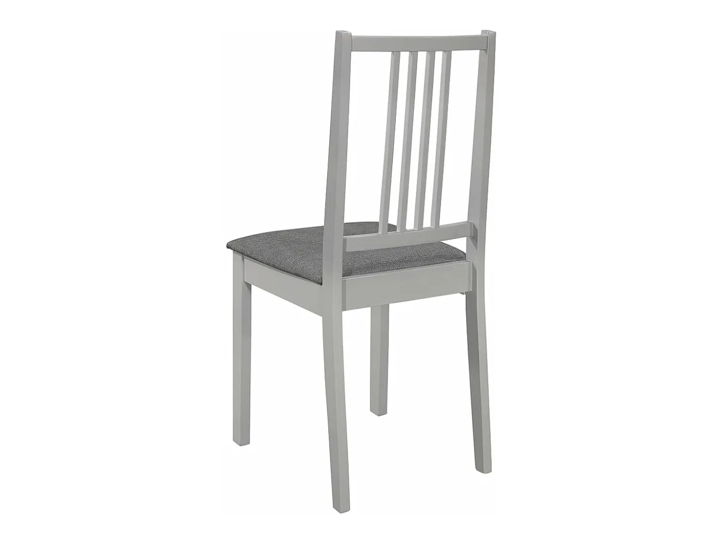 Sillas de comedor con cojines madera maciza gris 6 unidades