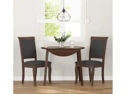 Sillas de comedor con cojines 2 unidades madera maciza marrón caucho