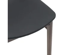 Sillas de comedor con cojines 2 unidades madera maciza marrón caucho