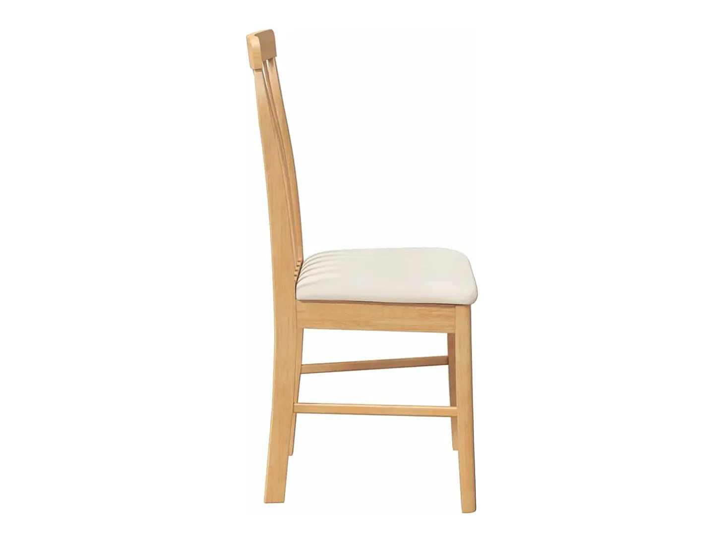 Sillas de comedor con cojines 2 unidades madera maciza caucho