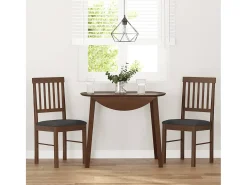 Sillas de comedor con cojines 2 unidades madera maciza marrón caucho