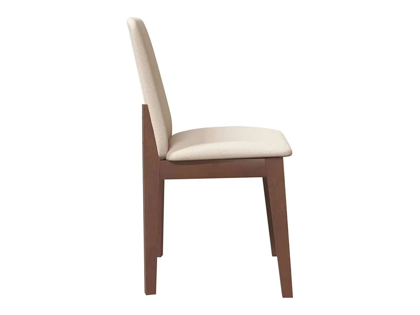 Sillas de comedor con cojines 2 uds madera maciza marrón caucho