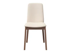 Sillas de comedor con cojines 2 uds madera maciza marrón caucho
