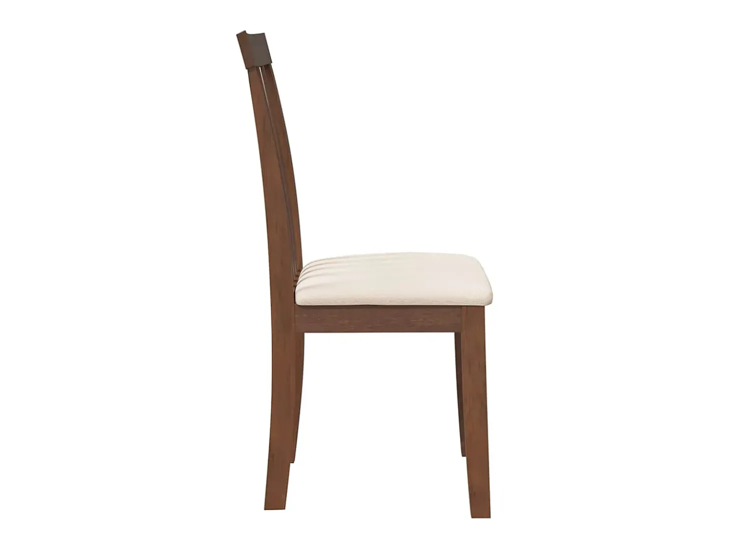 Sillas de comedor con cojines 2 unidades madera maciza marrón caucho