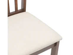 Sillas de comedor con cojines 2 unidades madera maciza marrón caucho