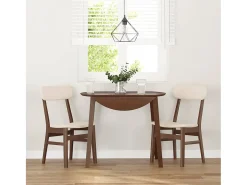 Sillas de comedor con cojines 2 unidades madera maciza marrón caucho