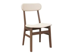 Sillas de comedor con cojines 2 unidades madera maciza marrón caucho