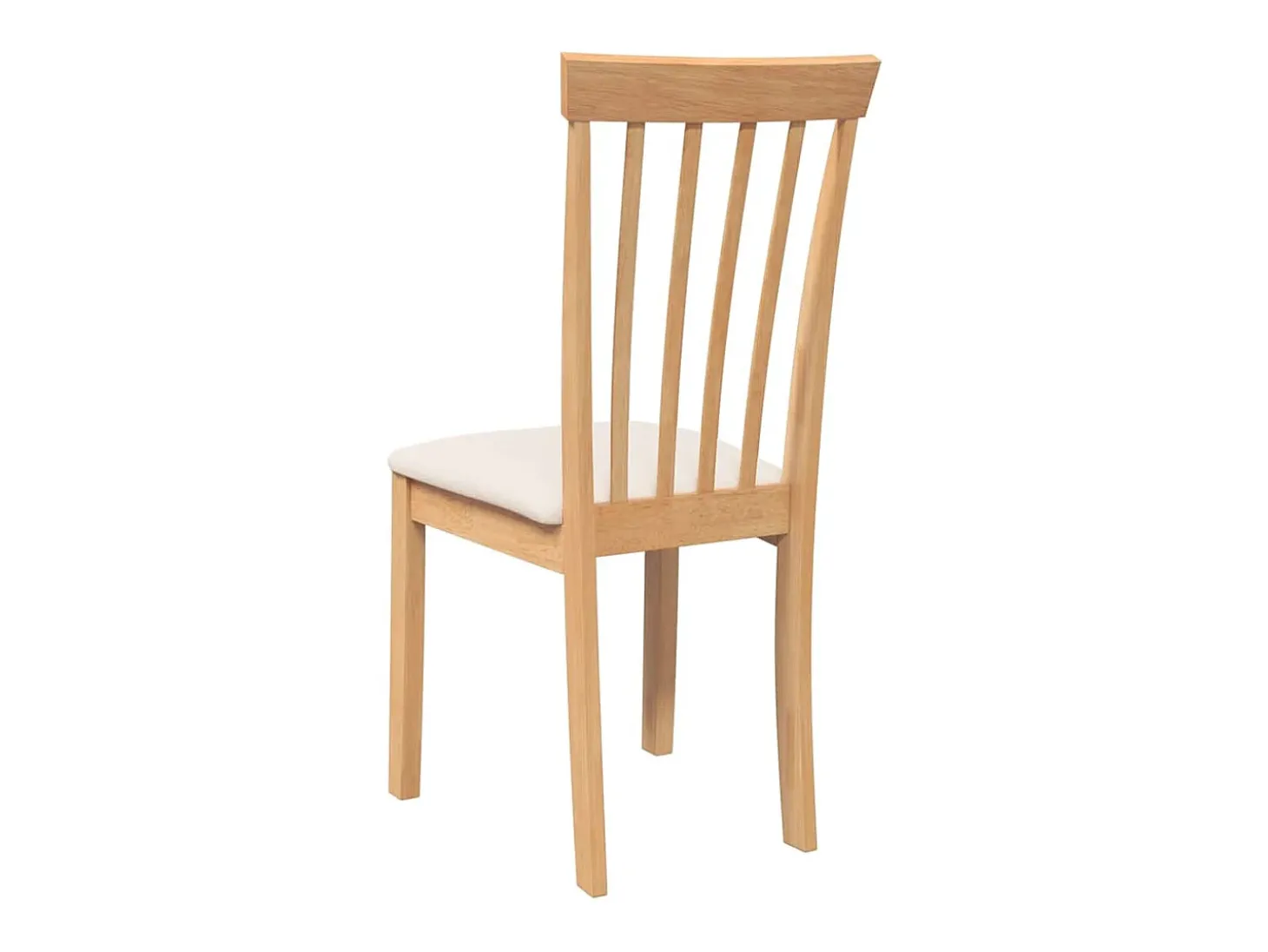 Sillas de comedor con cojines 2unidades madera maciza natural caucho