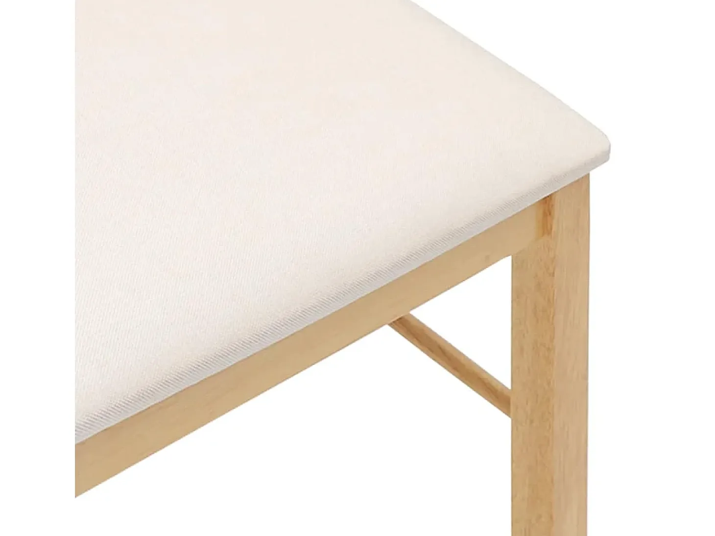 Sillas de comedor con cojines 2 unidades madera maciza caucho