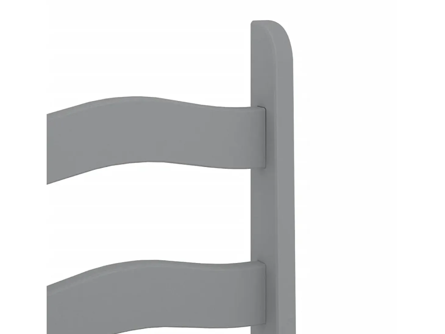 Sillas de comedor Corona 2 unidades madera pino gris 42x47x107 cm