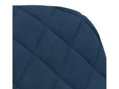 Sillas de comedor giratorias 2 unidades terciopelo azul