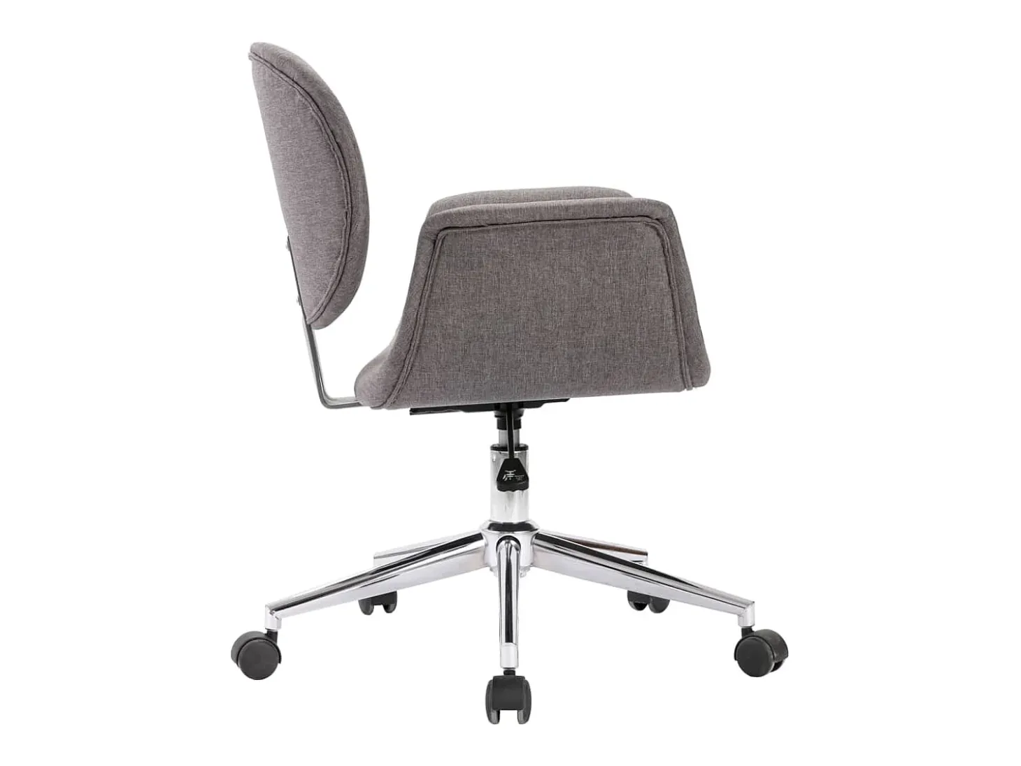 Sillas de comedor giratorias 6 unidades tela gris