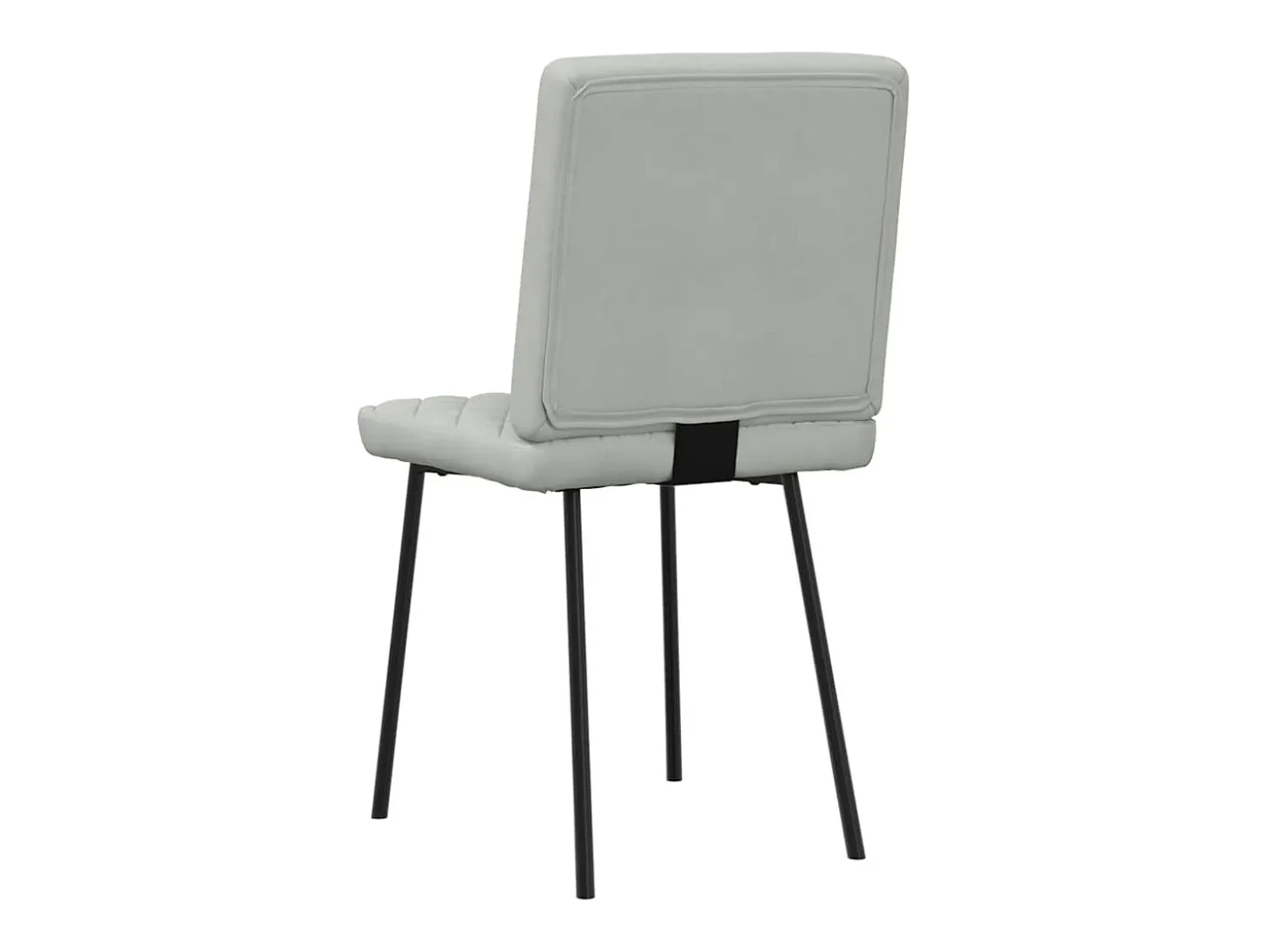 Sillas de comedor giratorias 6 unidades terciopelo gris claro